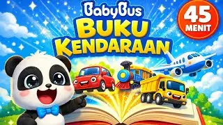 Buka Buku Kendaraan BabyBus 📖🚗✈️ | Belajar Semua Alat Transportasi!