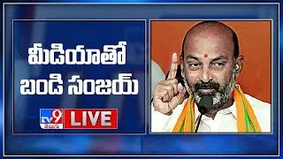 BJP Chief Bandi Sanjay Press Meet LIVE | BJP State Office | Nampally - TV9