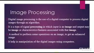 What is Image Processing