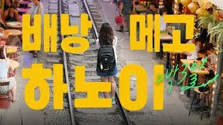 기찻길은 핑계고 그냥 쌀국수 종류별로 먹는 사람🔥 | 베트남 하노이 먹보 여행