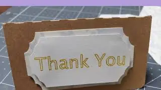 A simple thank you card for Baha'i Children Class