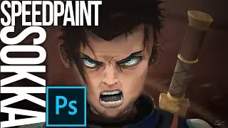 [SPEEDPAINT] Sokka - Avatar: The Last Airbender