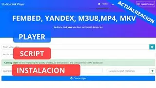 Instalar Reproductor StudiosDark Player Script - Nueva Actualización | StudiosDark