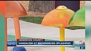 Brownsburg splash pad vandalized before opening for summer