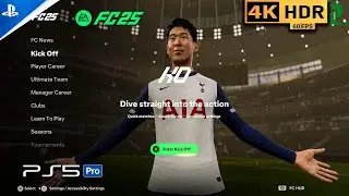 FC 25 PS5 Pro Gameplay Review 😱 4K HDR Graphics & Realism Test #fc25 #gameplay #4k #ps5 #football