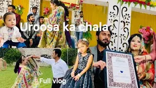 Uroosa ka chala || dulhe ki salami #@abihafaraz #fullvlog 