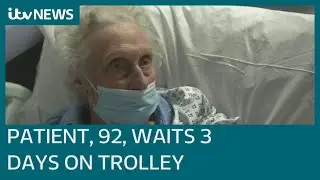 Patients stuck on hospital trolleys for days as NHS struggles to cope | ITV News