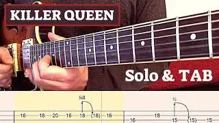 Killer Queen - Solo Cover | Guitar Tutorial With TAB