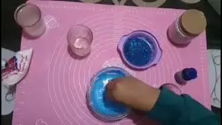 Idea for Science Project How to make Healthy Slime طريقه عمل سلايم صحي للاطفال افكار لمشروع الساينس