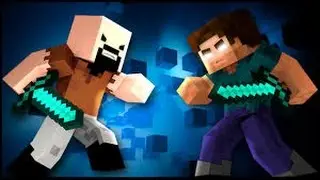 Notch vs herobrine (add-on) para minecraft pe 0.16.0