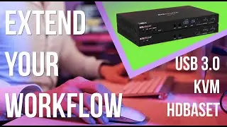 Extend & Control Your Workflow - BG-EXH-4KC7 4K HDMI USB-C KVM Extender