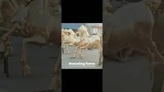 bronze running horse sculptures