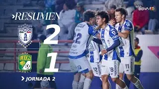 PACHUCA 2-1 LEÓN | Los Tuzos le pegan a la Fiera en el Huracán Hidalgo | J2 Con México C26