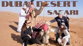 DUBAI DESERT SAFARI🐪 camel ride, dune bashing & camp show