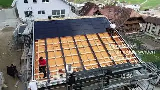 3S Swiss Solar Solutions - Solardach-Montage