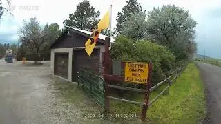 Arrival at Three Forks KOA Journey