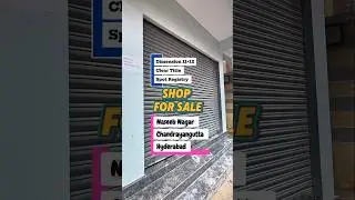 Shop for Sale in Naseeb Nagar, Chandrayangutta - 11x12 ft Commercial Space | Spot Reg | ₹17 Lakhs