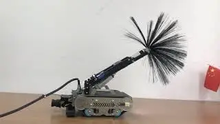 PCS-350III duct cleaning robot with ball brush