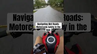 Движение по мокрым дорогам: безопасность мотоцикла под дождём