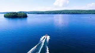 Drone Video Lake Bomoseen VT 082022