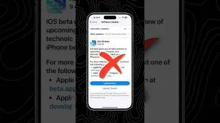 ⚠️ Don&rsquo;t install the iOS 26 Developer Beta on your iPhone right now! #ios26 #apple #wwdc25 #tech
