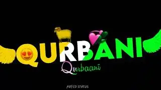 Eid Ul Adha whatsapp status_ Black screen status ||