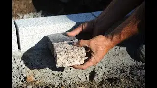 Pose de pavés en pierres naturelles