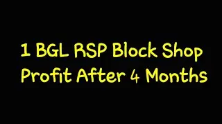 Collecting DLs from 1 BGL RSP Block Shop (16k Packs RSP) pt.3 | How many DLs profit after 3 Months?!