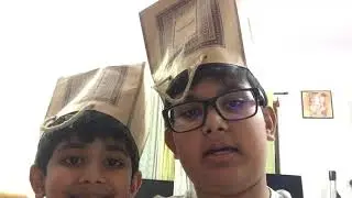 Paper Bag Hat Challenge