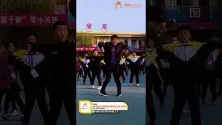 Massive School Morning Exercise Dance with Principal & Students | Daily Fitness Motivation