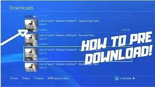 HOW TO PRE DOWNLOAD MODERN WARFARE RIGHT NOW Download Call of duty Modern Warfare Early