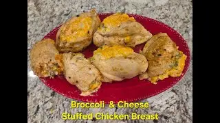 Broccoli & Cheese Stuffed Chicken Breast, super easy and oh so good!