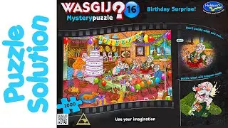 Wasgij Jigsaw Puzzle Solution - Mystery 16 Birthday Surprise!
