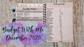 Budget With Me ✿ A6 Vertical Planner ✿ Colourful and Co. ✿ December 2020