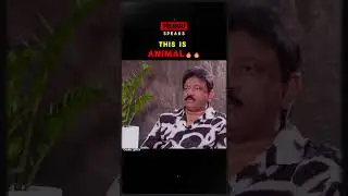 RGV about Animal movie 🔥 #animal #rgv
