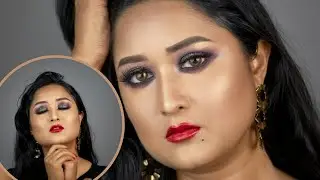 Easy Valentines Day Makeup Tutorial | Glitter Smokey Eye Tutorial for Beginners (2021)