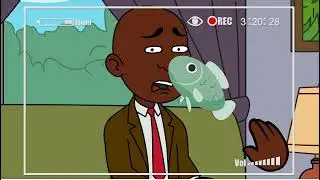 Little Bill's Cam: Little bill throws a fish at his father