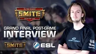 SMITE EU Pro League Kick Off - Grand Finals Post-Game Interview