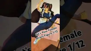 Crazy Figure Female Custom 1/12 Scale Naruto Poses #actionfigure #toyphotography