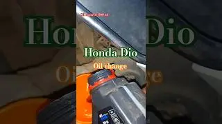 Honda dio oil change #mechanic #scooter #engine #oil #change #honda #dio #skills #mechanical #status