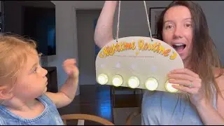 Bedtime Routine Chart for Toddlers, Wooden Visual Schedule Board for Kids, Preschoolers