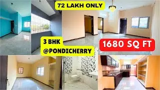 3 BHK Flat (1680 sq ft) For Sale in Pondicherry - Near JIPMER | 9487602643