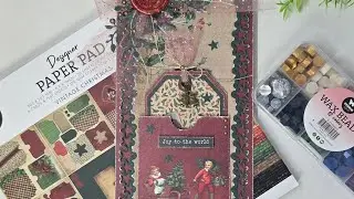 Christmas card with the new vintage Christmas collection. 