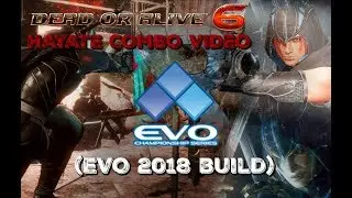 Dead or Alive 6: Hayate Combo Video (EVO 2018 Build)