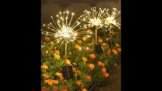 Opasolar Ground plug led copper wire Solar firework light Outdoor lawn lights Christmas decoration