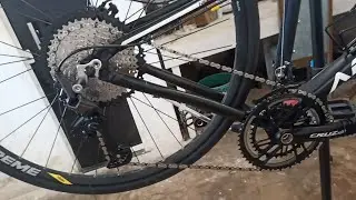 CAMBIO DEORE 12V NA BIKE HIBRIDA FICOU TOP