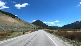 4K Driving Part 1 from Big Sky to West Yellowstone, Montana