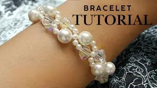 How to make a Pearl bracelet| How to make an elegant bracelet