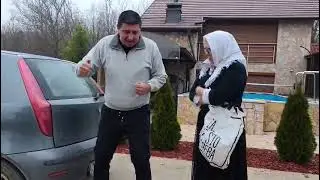 Zet i punica. Zetu se pokvarilo auto , punica popravila!!