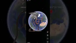 😱 strange tripod 👽on Google Earth and Google Maps 🌎 #shorts